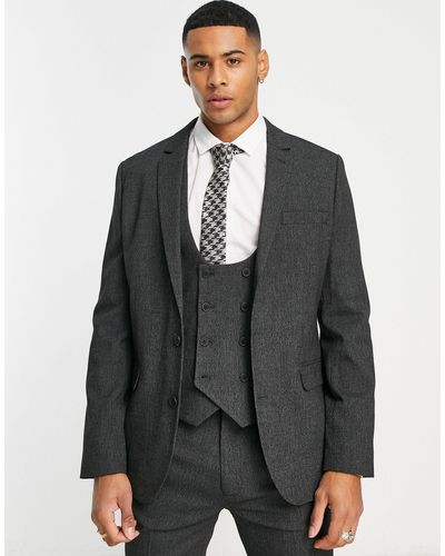 ASOS Wedding Skinny Suit Jacket - Gray