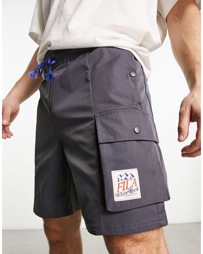 Fila Henry Shorts With Cargo Pockets - Grey