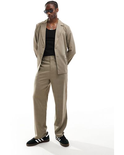 Reclaimed (vintage) Suit Trouser - Natural