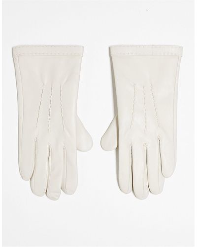 Bolongaro Trevor Leather Gloves - White