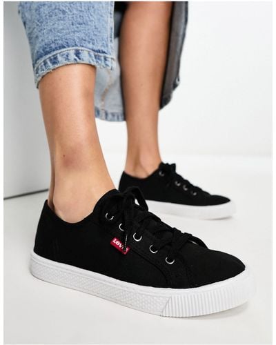 Levi's canvas shoe with hotsell red tab