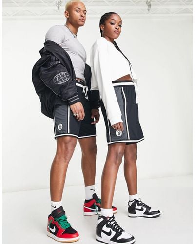 Nike Basketball Nba Brooklyn Nets - Uniseks Short - Zwart