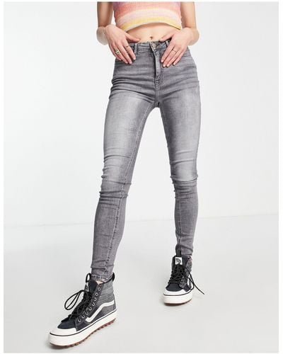 ONLY High Rise Skinny Jean - Gray