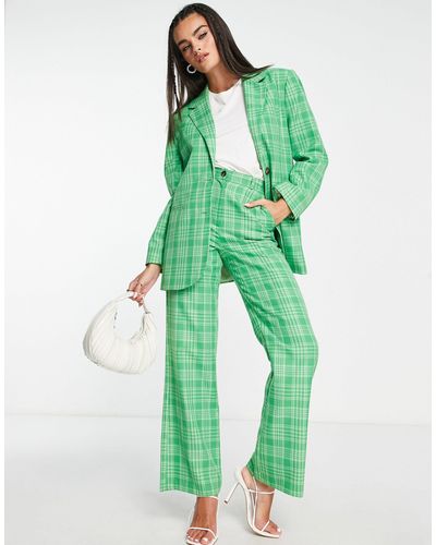 ASOS Grandad Suit Blazer - Green