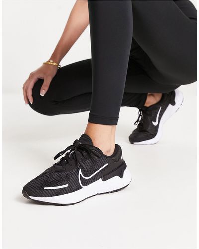 Nike – renew run 4 – sneaker - Schwarz