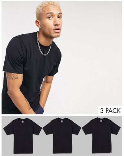 Dickies Three Pack Of T-shirts - Black