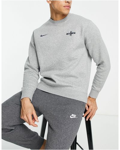Nike Football Engeland - Sweatshirt Met Ronde Hals - Grijs