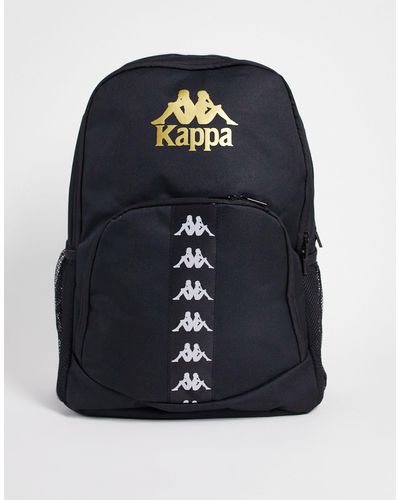 Kappa Mochila negra con logo - Negro