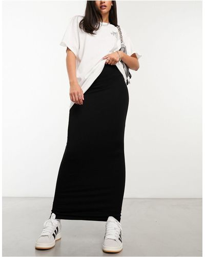 ASOS Column Maxi Skirt - Black