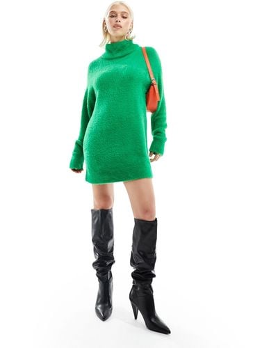 ASOS Knitted Mini Dress - Green