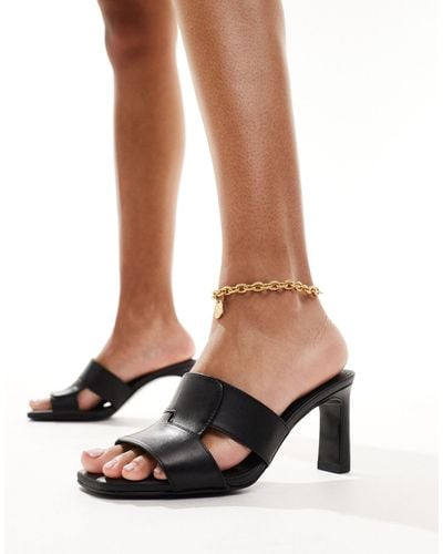 & Other Stories High Heel Mules - Black