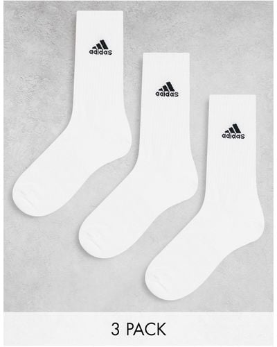 adidas Originals Adidas Training 3 Pack Crew Socks - White