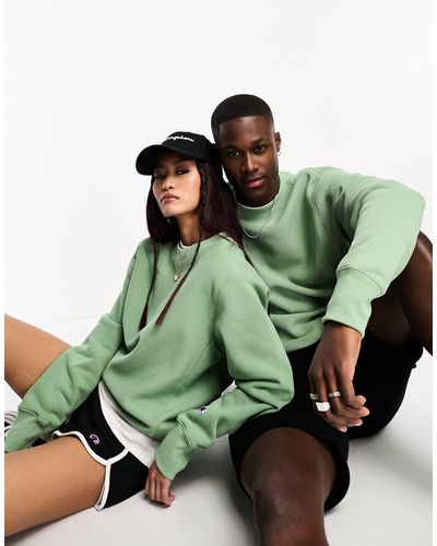 Champion Reverse Weave Premium Unisex Sweatshirt - Green