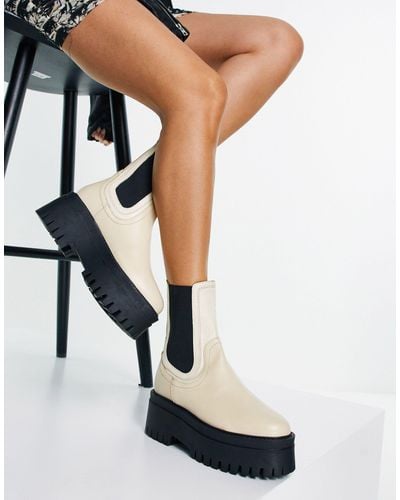 ASRA Chessie Flatform Chelsea Boots - Multicolour
