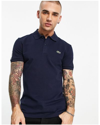 Lacoste Tapped Logo Polo Shirt - Blue