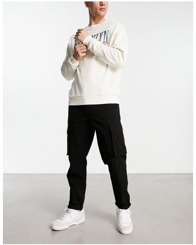 New Look Cargo Trousers - White