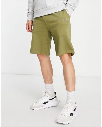 Ben Sherman Pantalones cortos color oliva con logo - Verde