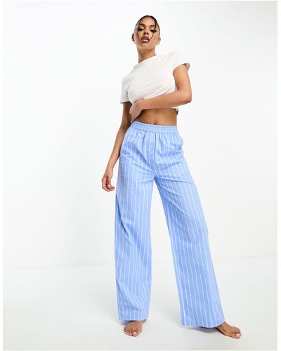 Luna Pantaloni del pigiama oversize - Blu