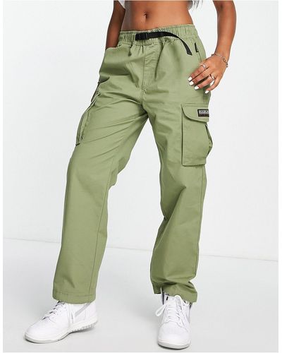 Napapijri M-earth - pantaloni cargo verdi - Verde