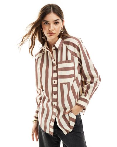 Y.A.S Oversized Shirt - Natural