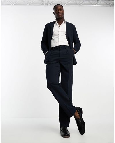 Only & Sons Slim Tapered Suit Trousers - White