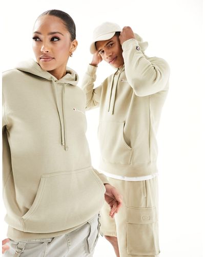 Champion Unisex Hooded Sweatshirt - Natural