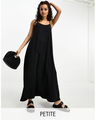 Vero Moda Premium Super Zachte Maxi Cami-jurk - Zwart