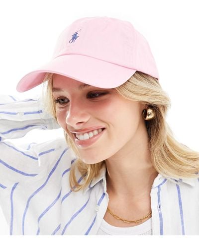 Polo Ralph Lauren Cap With Logo - Pink