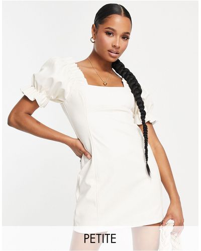 Miss Selfridge Petite - vestito corto - Bianco