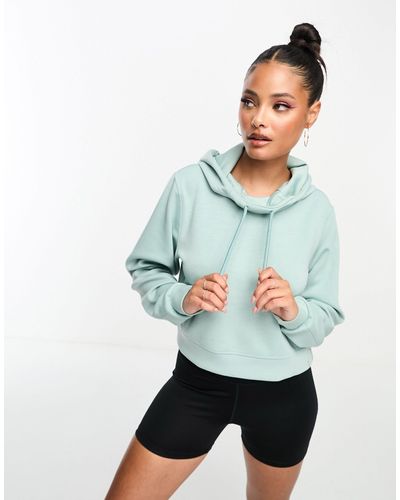 Only Play Dess Cropped Hoody - White