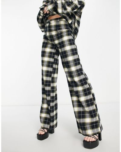 EDITED Relaxed Wide Leg Trousers - Multicolour