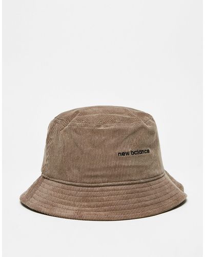 New Balance Corduroy Bucket Hat - Brown