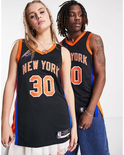 Nike Basketball Nba New York Knicks Dri-fit City Edition Jersey Vest - Blue