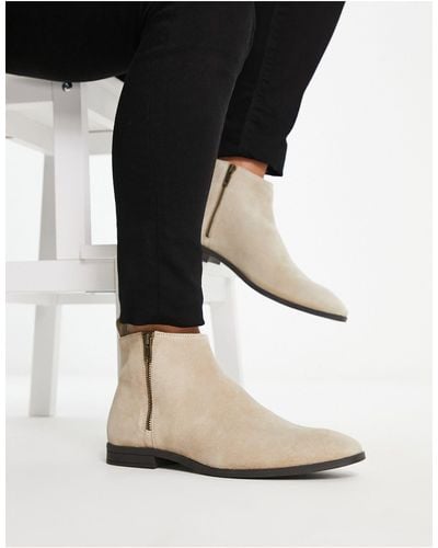 ASOS Chelsea Boots - Natural