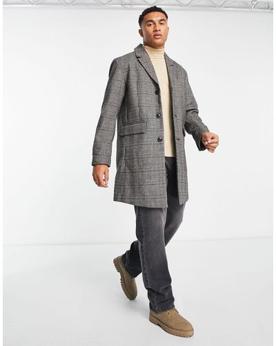 Ben Sherman Tailored Coat - Grey