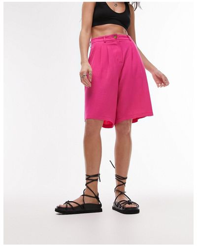 TOPSHOP Knee-length shorts and long shorts for Women | Online Sale up to  61% off | Lyst