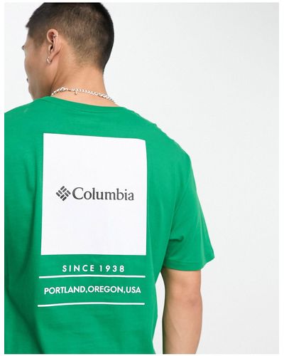 Columbia Barton Springs - T-shirt - Groen