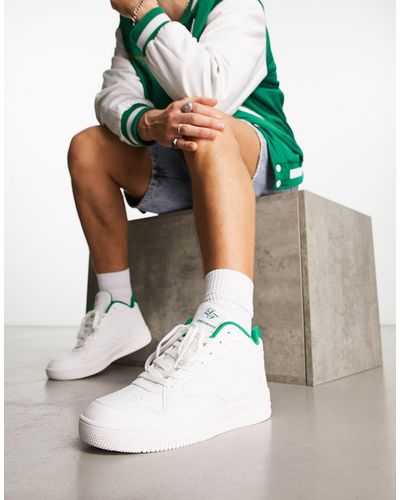 Loyalty & Faith Sneakers bianche/verdi con cuciture a contrasto - Multicolore