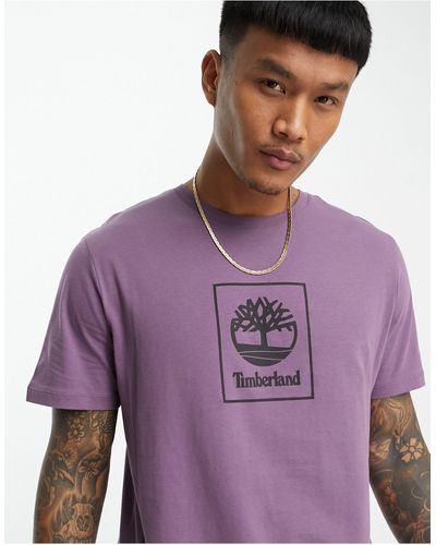 Timberland – stack – t-shirt - Lila