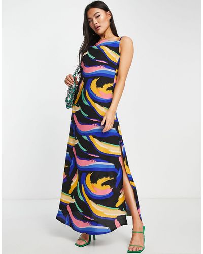 AX Paris Cowl Neck Maxi Dress - Multicolour