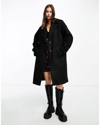 Vero Moda – eleganter mantel - Schwarz