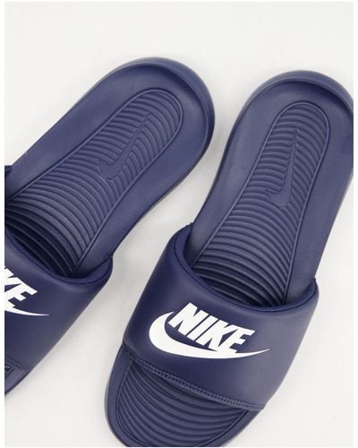 Nike Victori One Slippers - Blauw