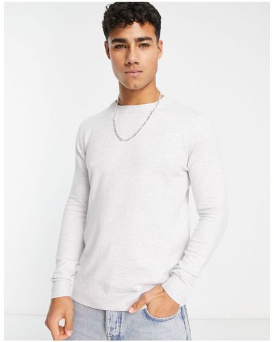 Pull&Bear Relaxed Fit Jumper - White