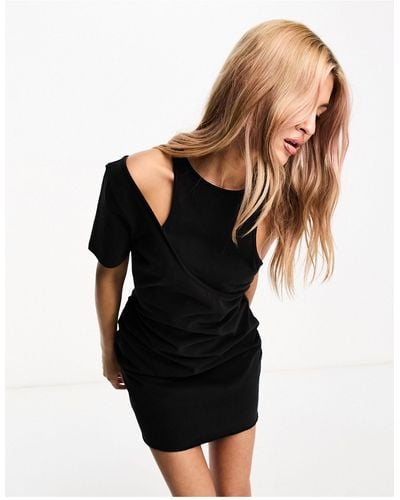 Calvin Klein Cutout Mini Dress - Black