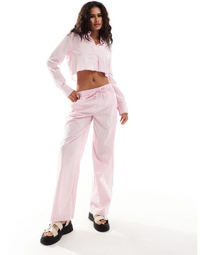 ONLY Wide Leg Trouser Co-ord - Pink