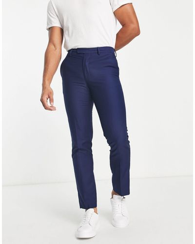 French Connection Wedding Suit Pants - Blue