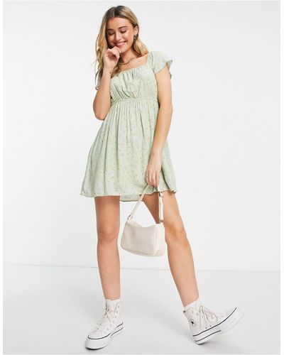 American Eagle Summer Mini Dress - Green