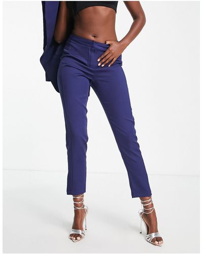 UNIQUE21 High Waisted Pants Co-ord - Blue