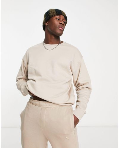 New Look Crew Sweatshirt - Natural