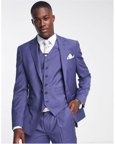 Noak Slim Suit Jacket - Blue